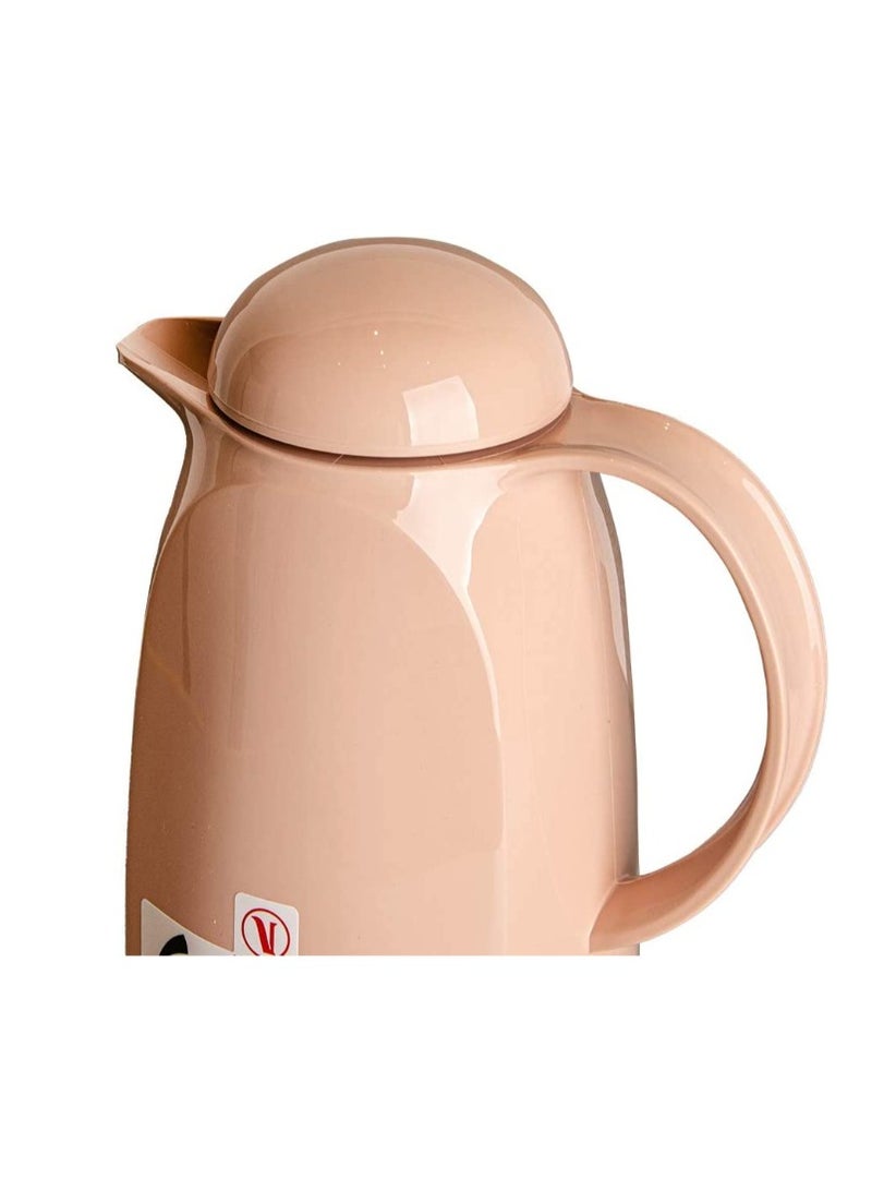 Valk Vacuum Flask With Double Wall Glass 1.0 Liter Wide Mouth With Anti-Leakage Made in Germany - Image 4